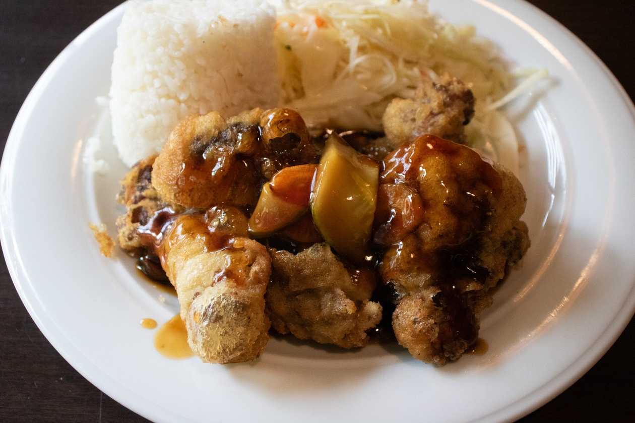 22 Sweet and sour pork ribs