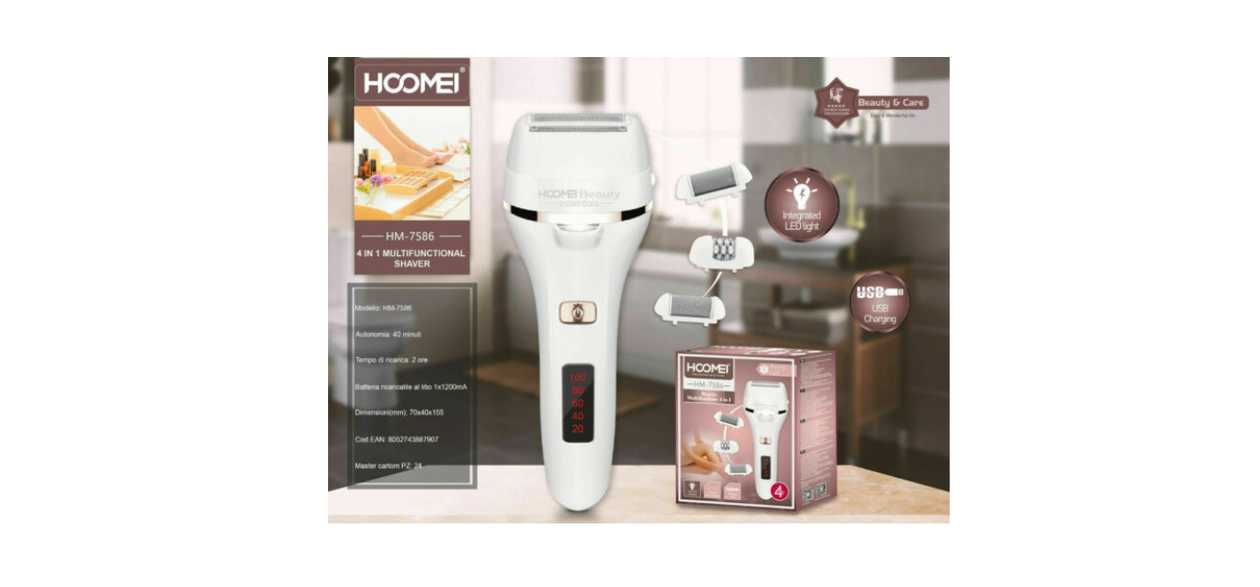 Epilator 4u1 LED Hoomei