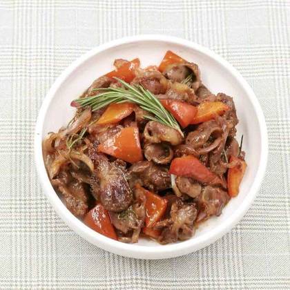 Stir Fried Chicken Gizzards