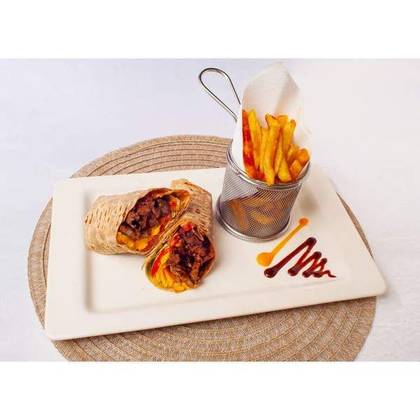 Thai Beef and Mango Wrap