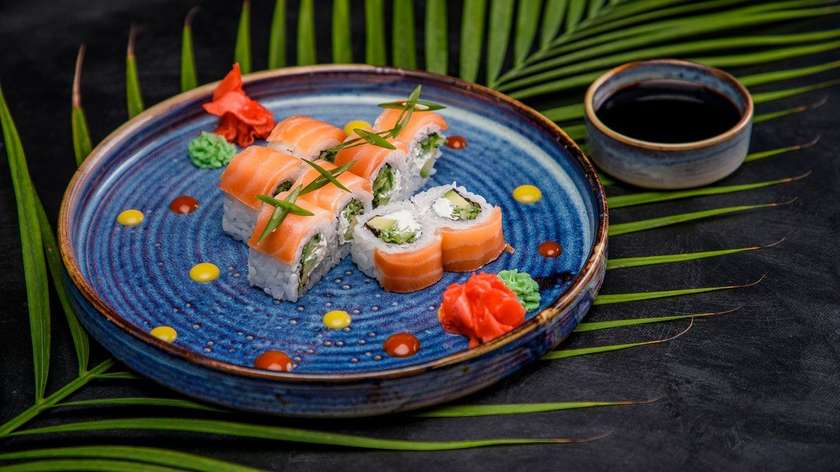 Philadelphia with smoked salmon