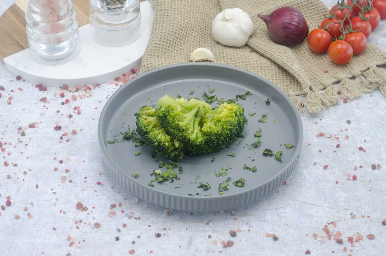 Steamed broccoli