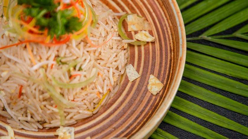 Fried rice with vegetables