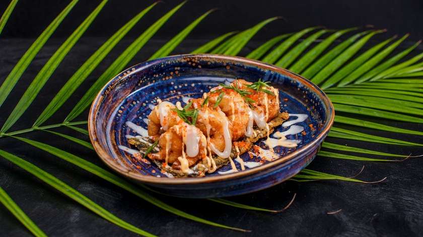 Wasabi shrimps