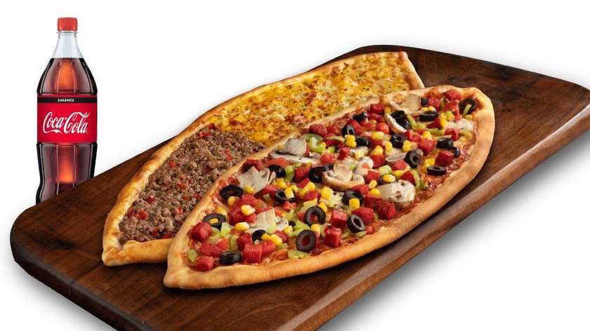 Qiymə və Kartoflu + Sucuqlu Pide