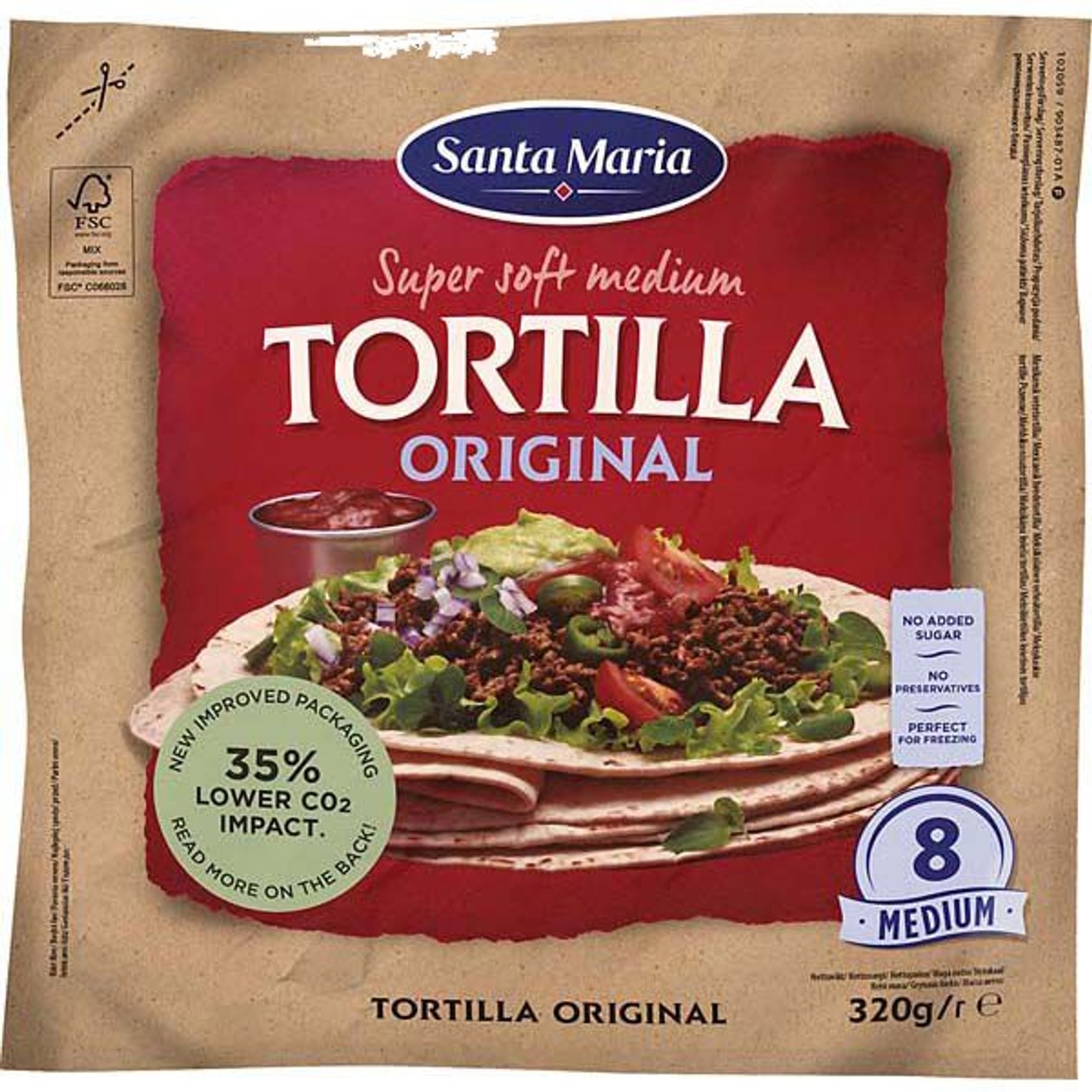Tortillas SM 320g