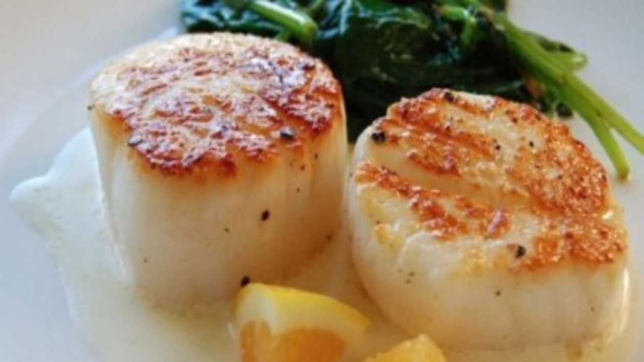 Scallop With Cream Sauce