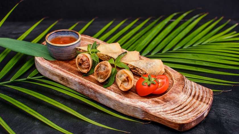 Chicken spring rolls