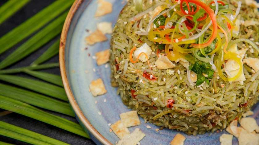 Fried rice with chicken