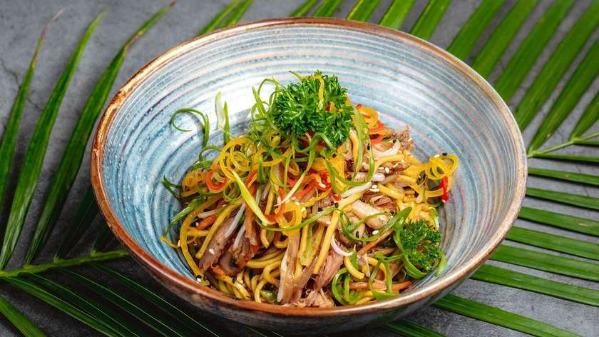 Fried Noodles with Duck