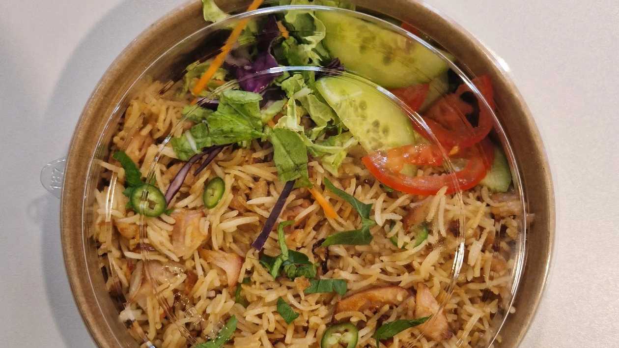 Fried rice with doner beef