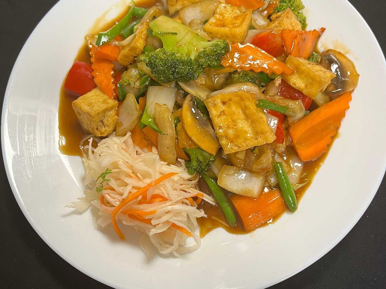 Tofu so zeleninou