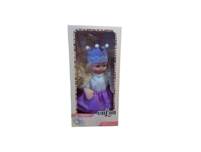 A doll with a crown