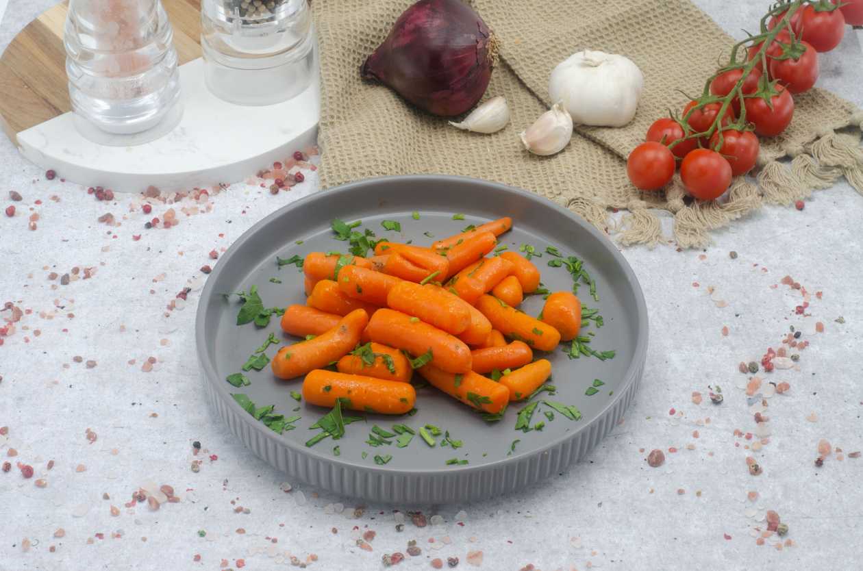 Sautéed noisette carrots