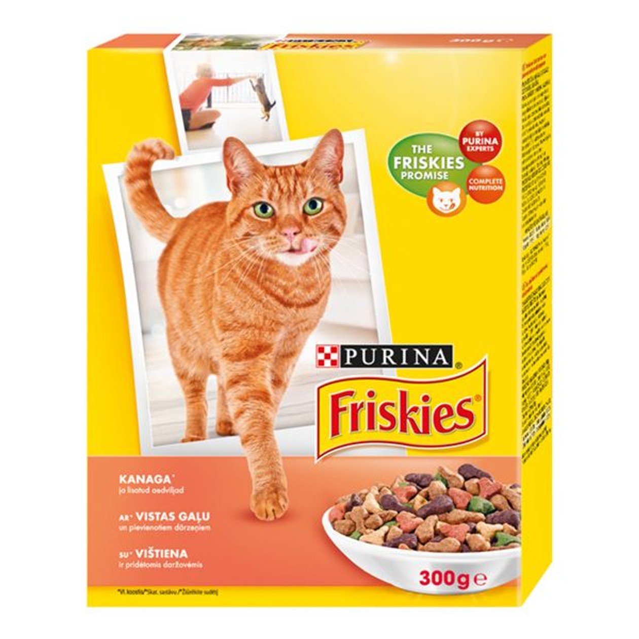 Sausā bar. kaķiem FRISKIES vista/akna 300g