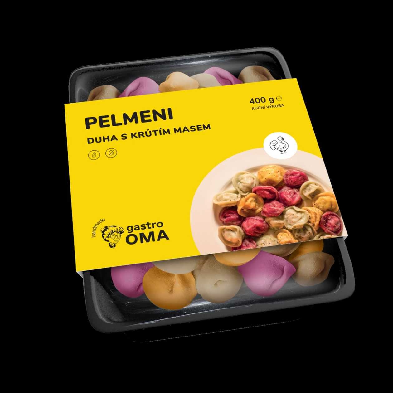 Pelmeně Duha s krůtím masem, 400g