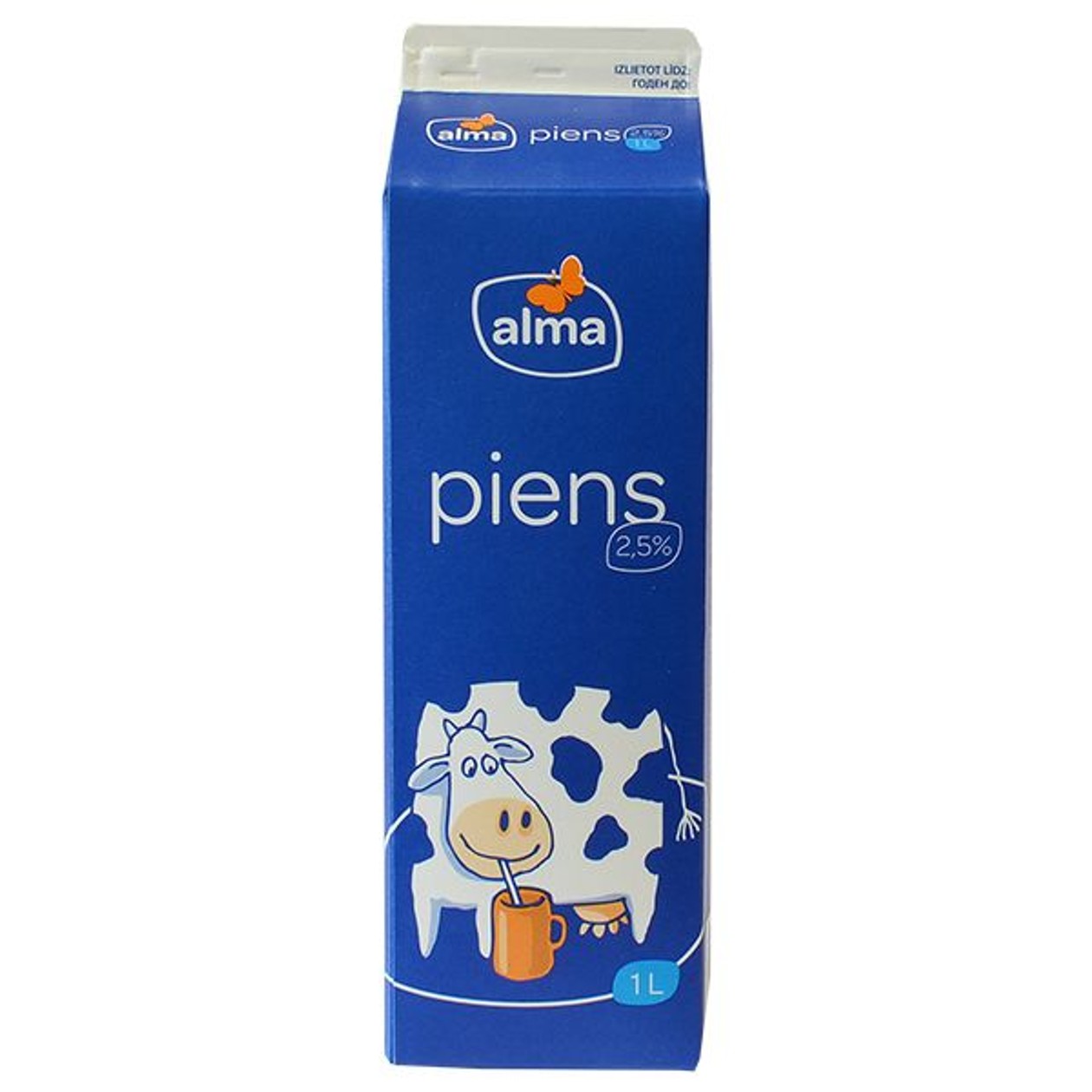 Piens ALMA  2,5% tetra 1L