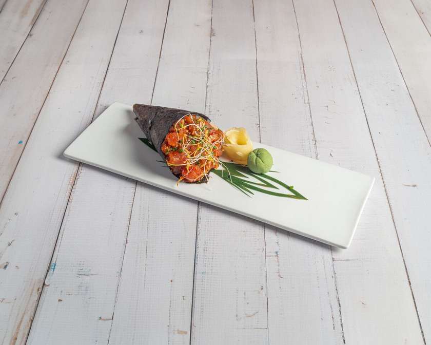 Tuna and Kimchi Temaki