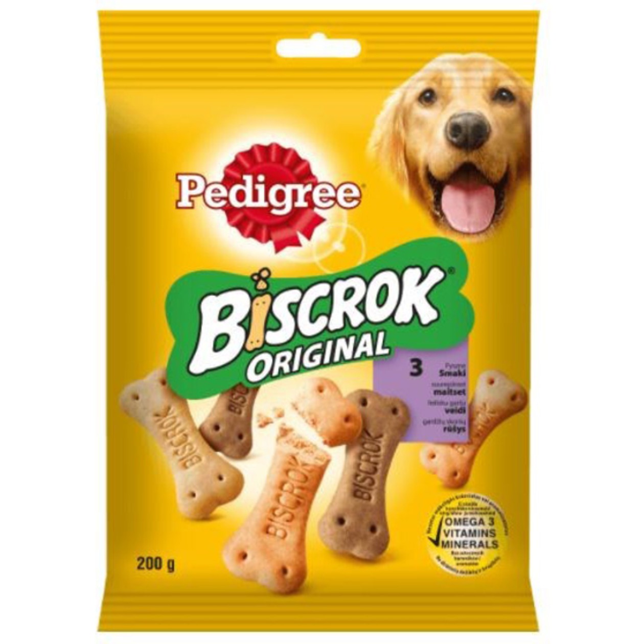 Ciasteczka dla Psa Biscrok Pedigree 200g (expires soon)
