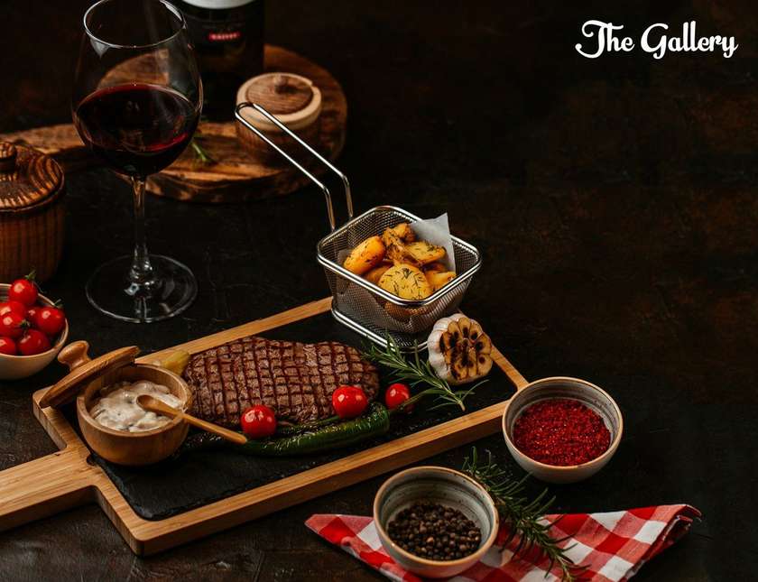 Steak with Mushroom Sauce