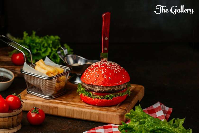 Burger Red and Black