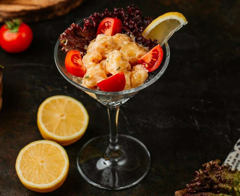 Shrimp Salad with Mango Sauce