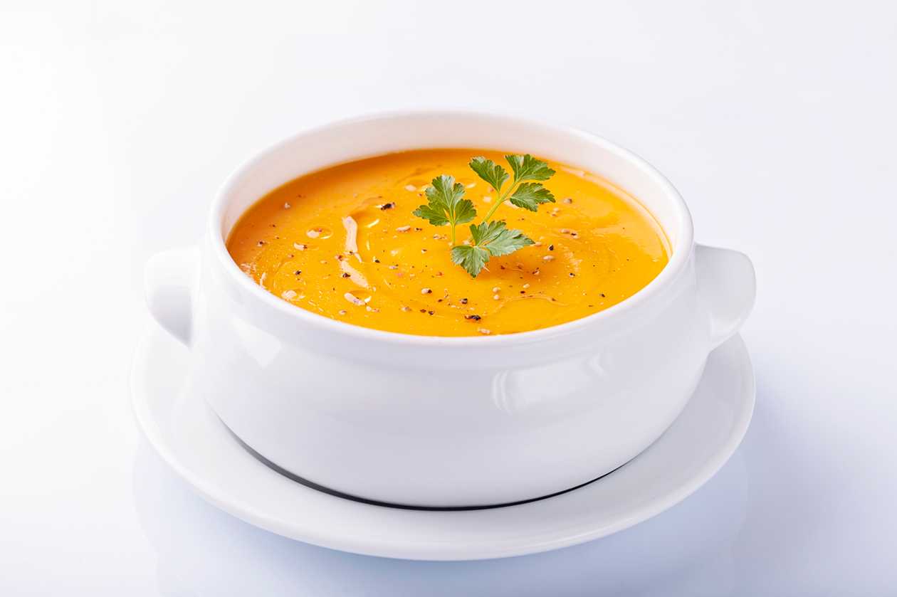 Carrot and Courgette Soup with Cumin