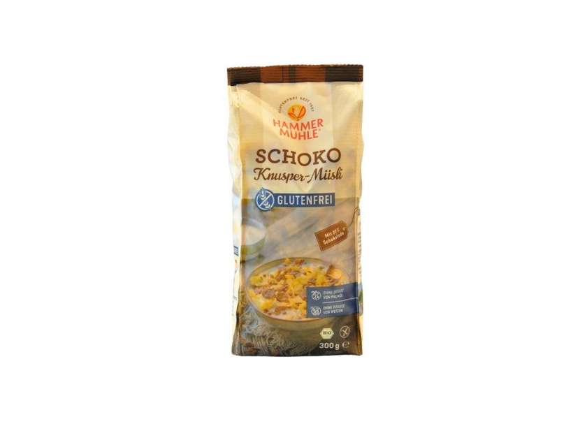 Chocolate muesli, gluten-free, organic