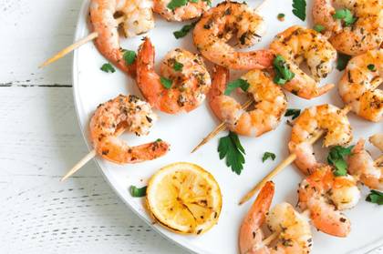 Grilled Sicilian Prawns