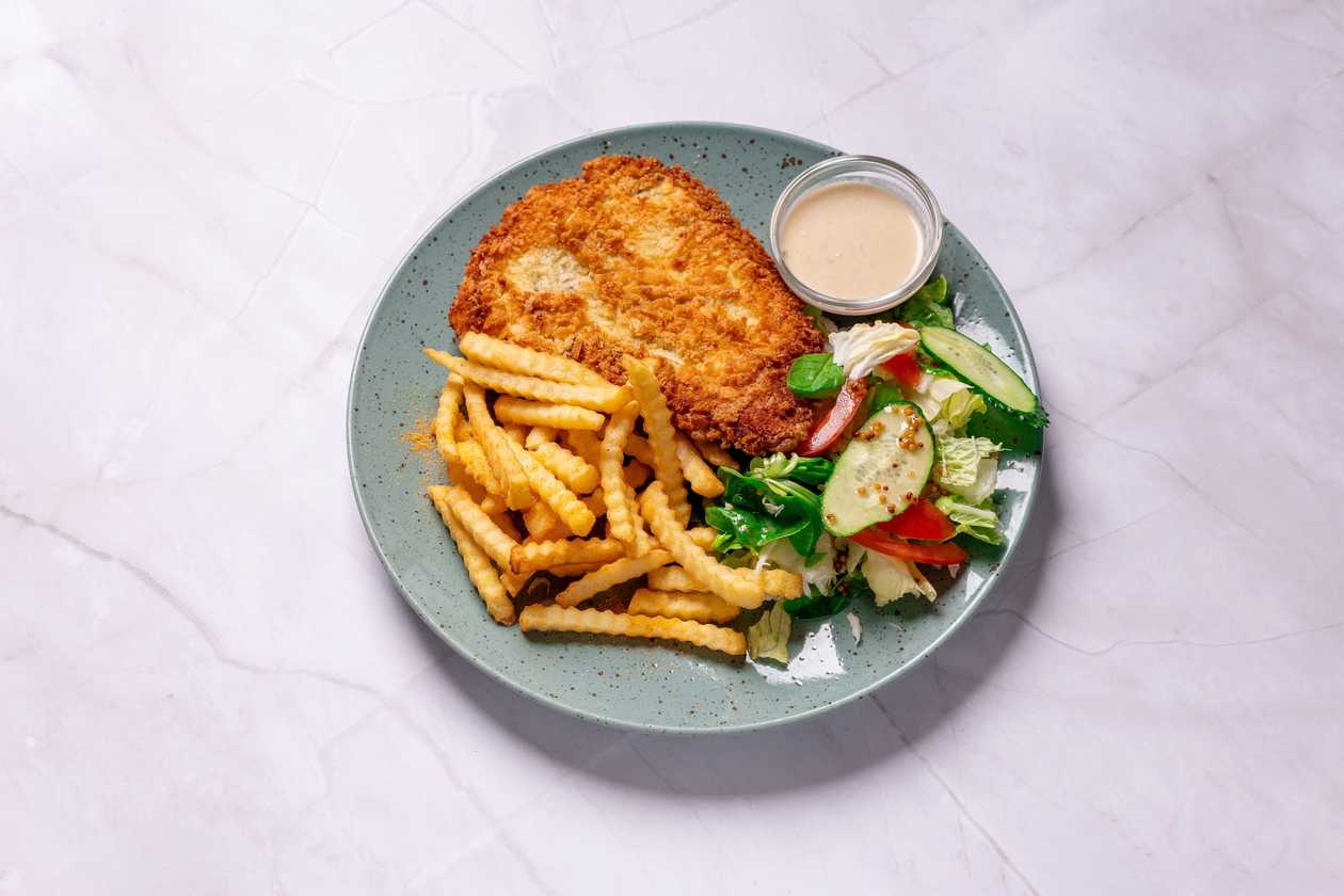 Crispy chicken steak "Koko"