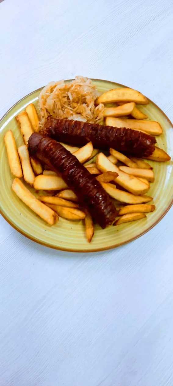 Homemade sausages