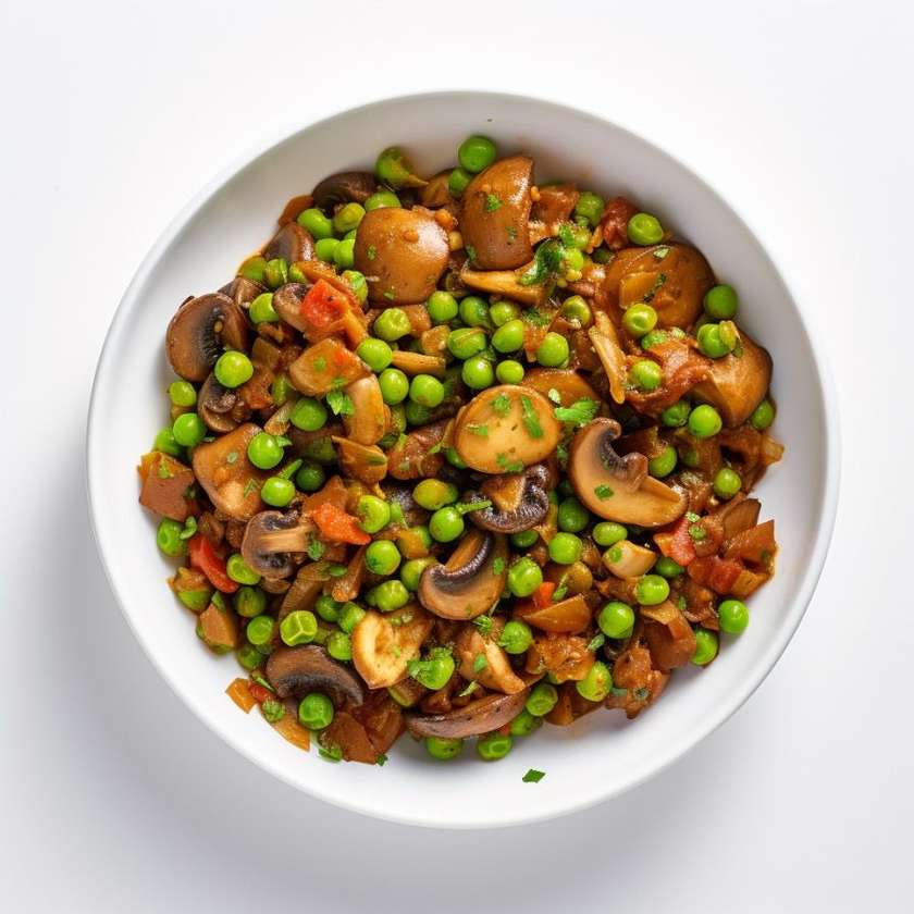 Houbová Mutter Masala