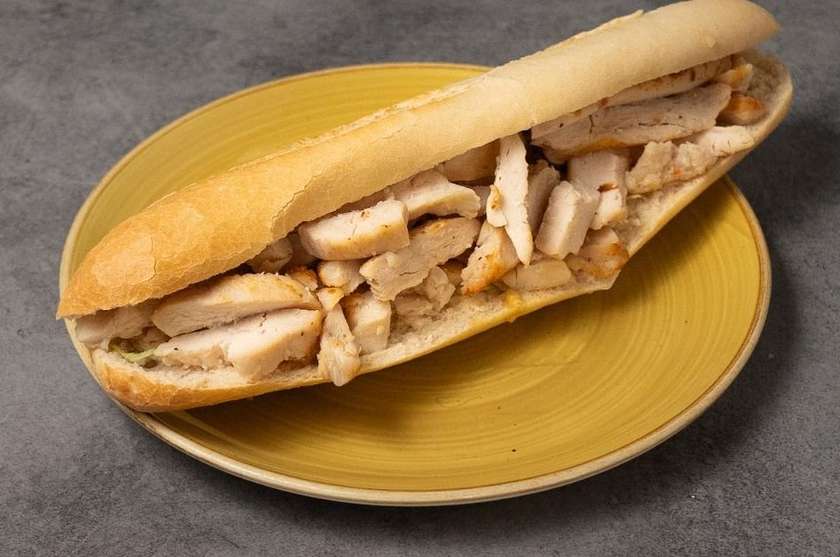 Chicken & Coleslaw Baguette