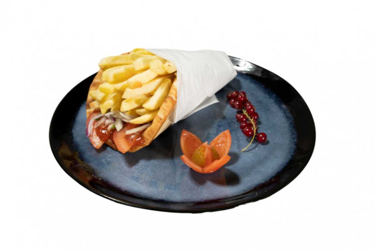 Potatoes pita bread