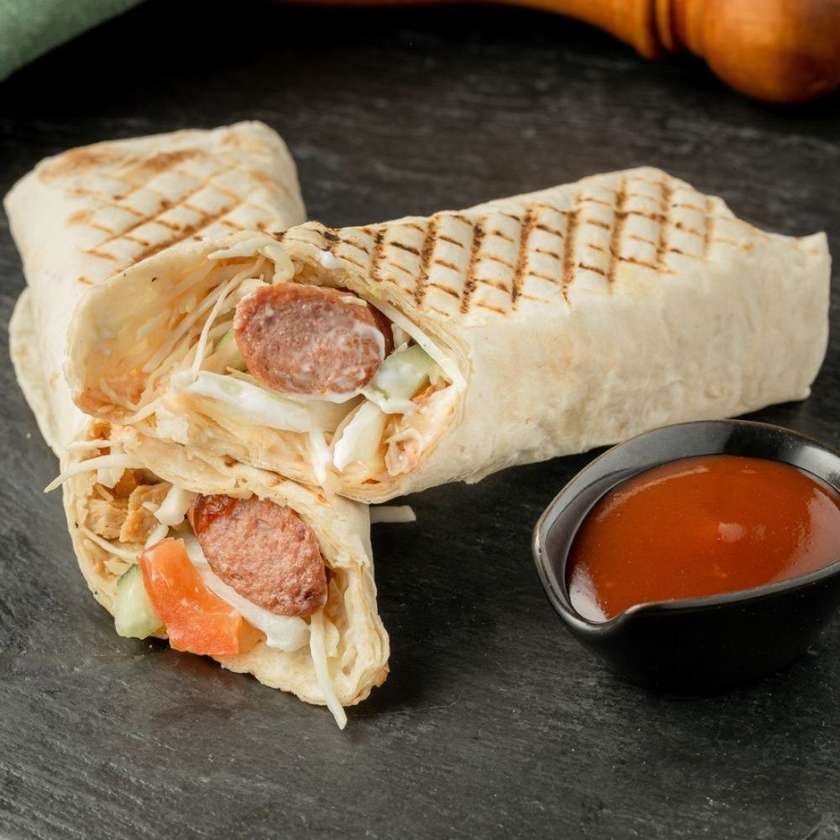 Hot Dog in Lavash