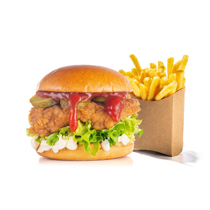 Crispy Chicken Burger combo