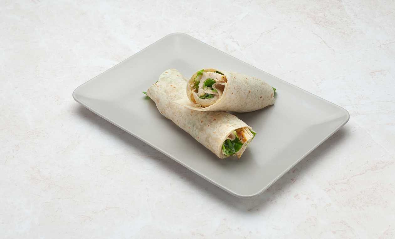 Chicken Caesar Salad Wrap Sandwich