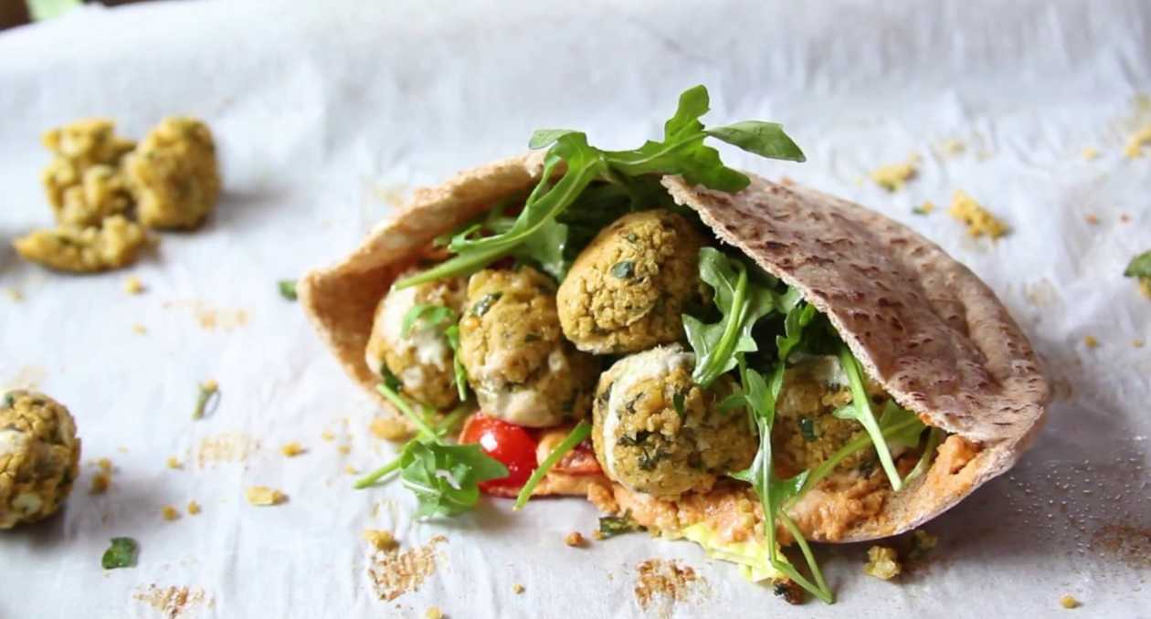 Quinoa & Falafel Sandwich