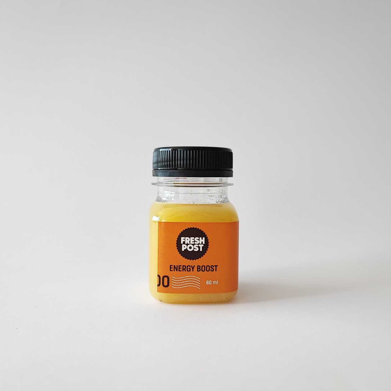 ,,Energy boost'' sulčių gėrimas, 80 ml.