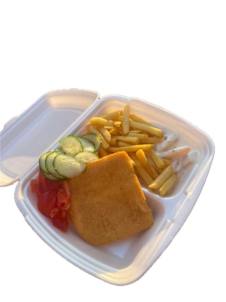 Copy of Fried cheese on a plate