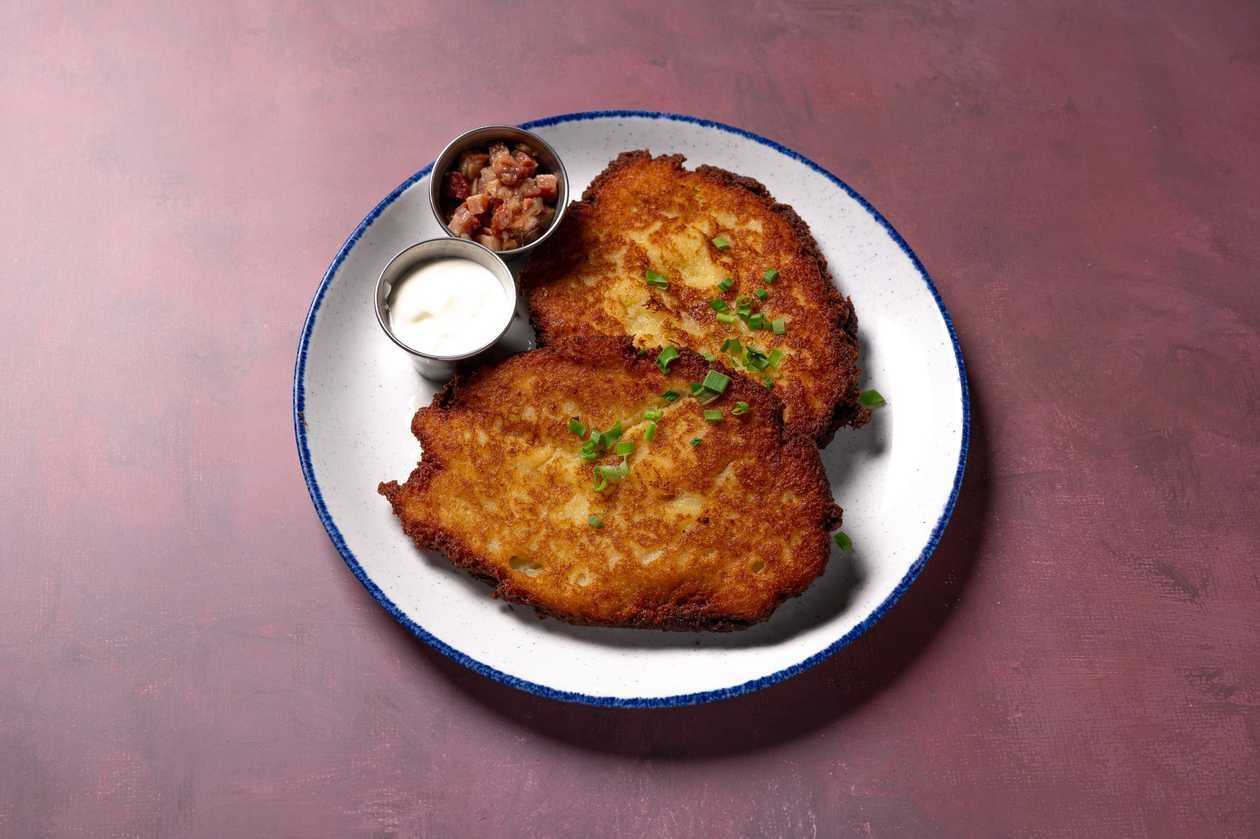 Potato pancakes with meat