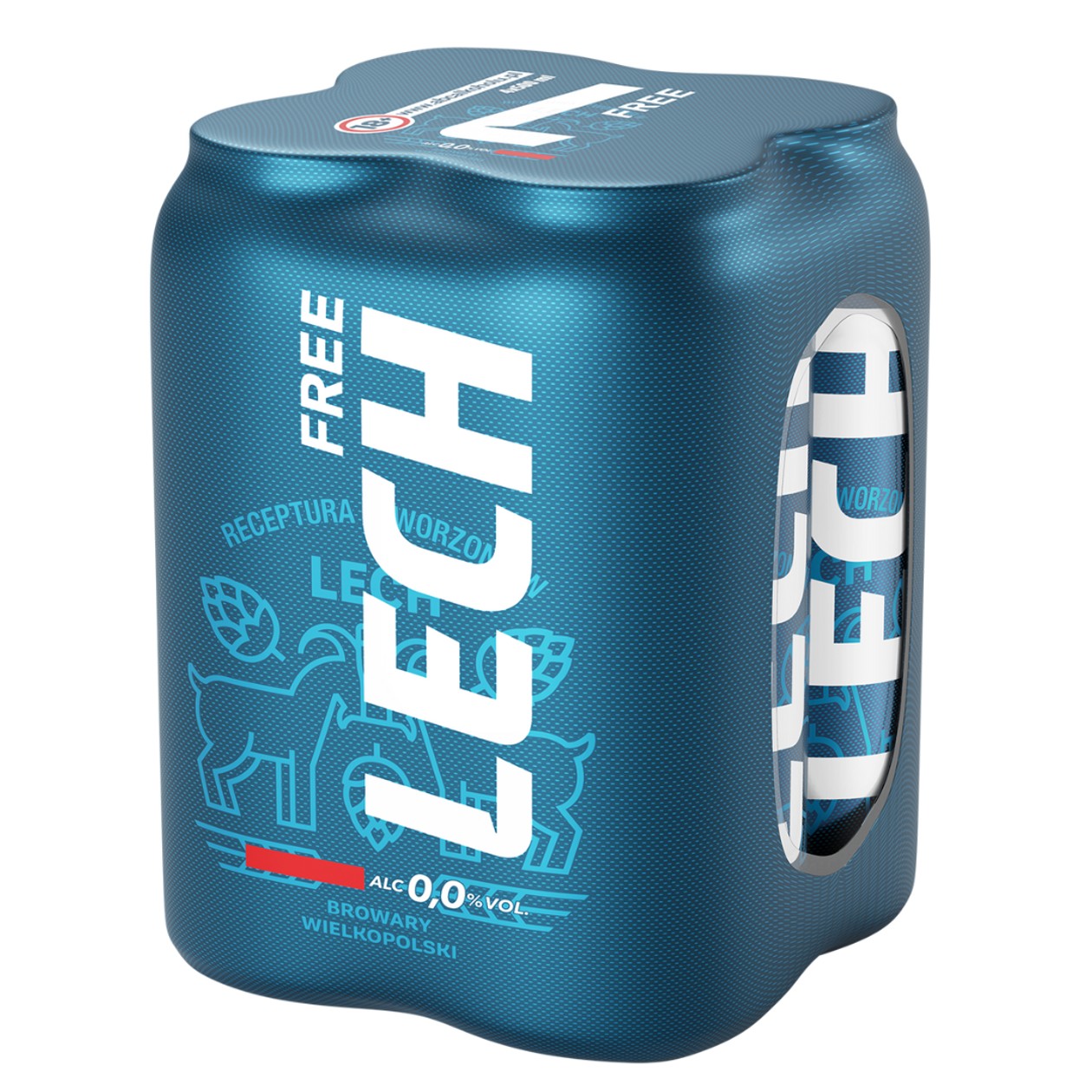 Piwo Bezalkoholowe Lech Free 4 x 500ml (expires soon)