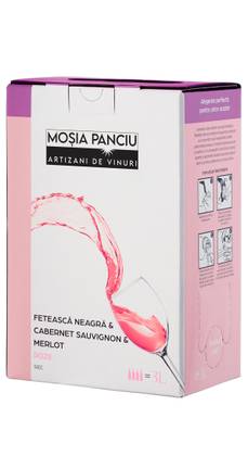Bag in Box 3L Roze Fetească Neagră & Cabernet Sauvignon & Merlot rose dry