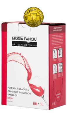 Bag in Box 3L Fetească Neagră & Cabernet Sauvignon & Merlot red semy-dry