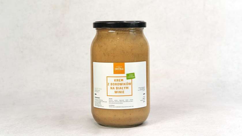 Krem z borowików na białym winie 900ml 🌿