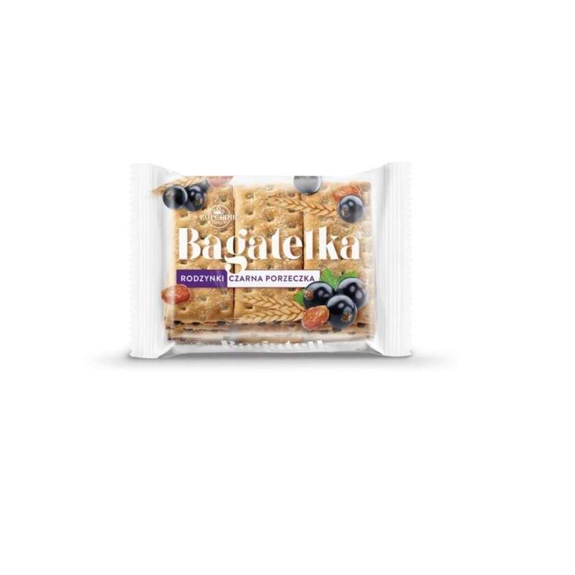 Bagatelka biscuits with raisins and filling with currant flavor 135g