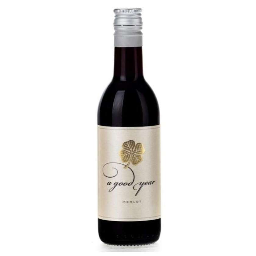A good year merlot wine 187ml