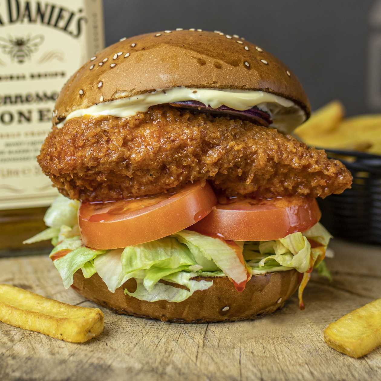 Crispy ASIA chicken burger