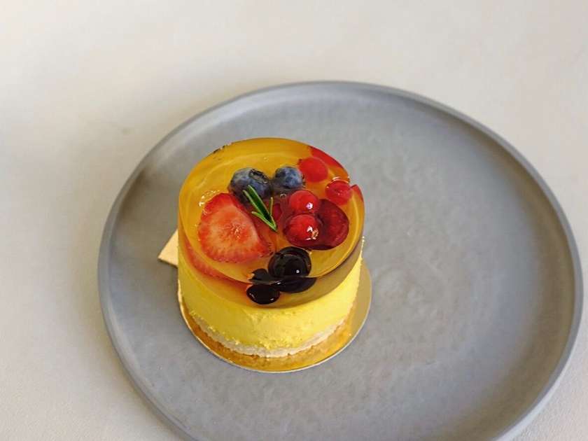 Vegan mango-india pähkli kook