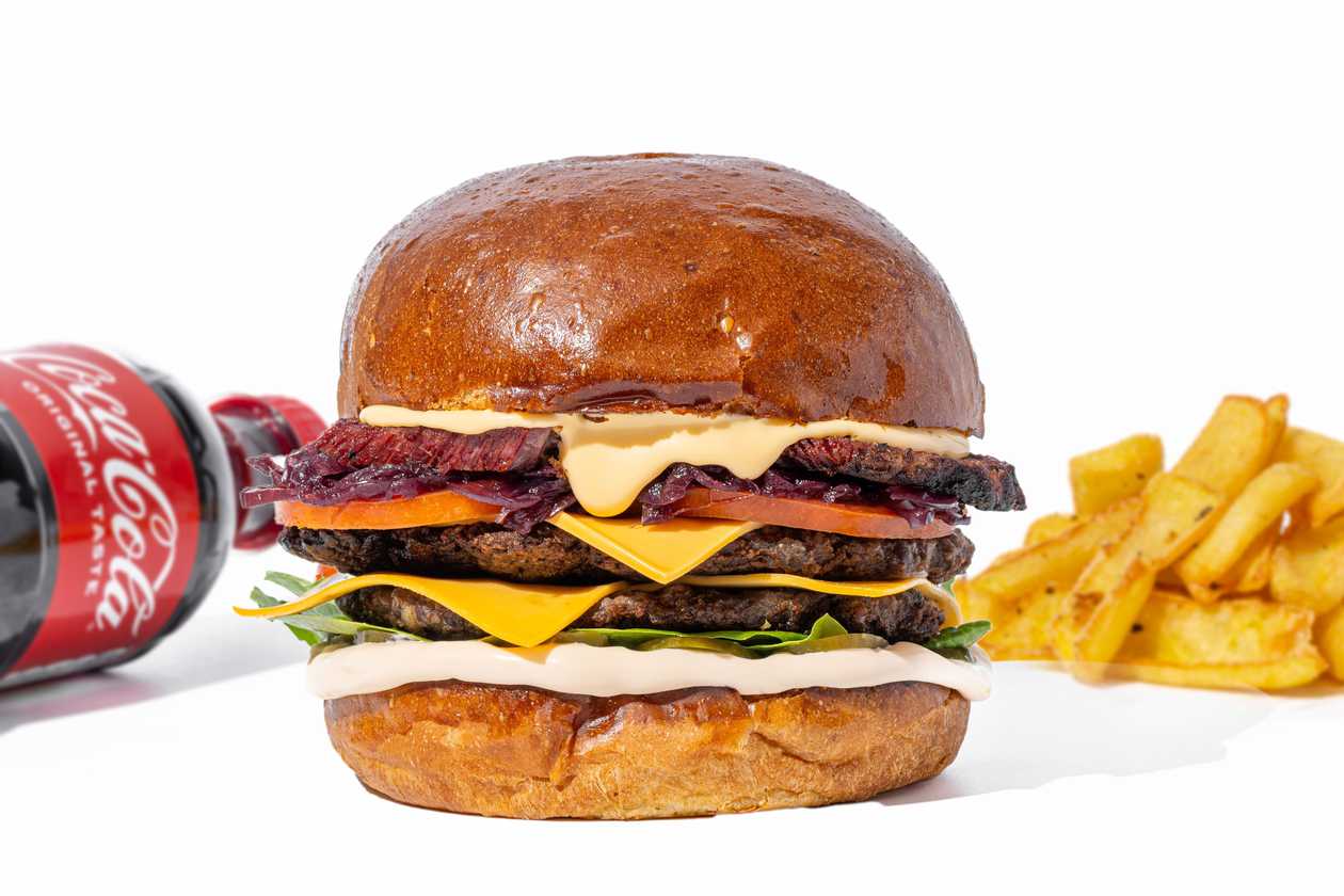 Велетень Double Pastrami Burger меню